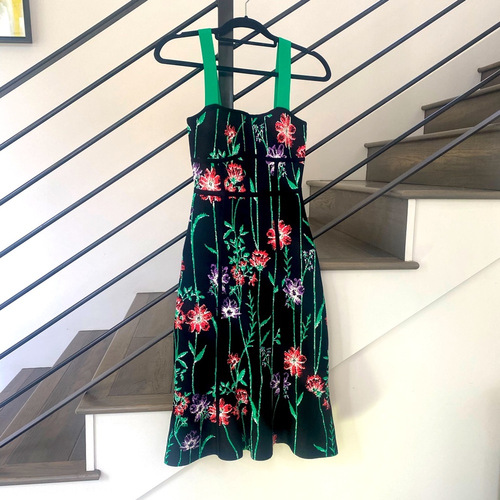 BCBG Floral MIDI Dress